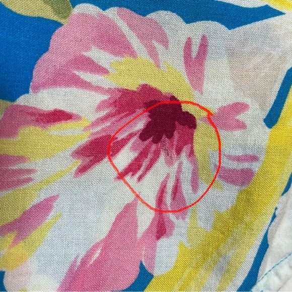 Lauren Ralph Lauren Vibrant Colorful Tropical Floral Mandarin Collar Tank Sz 3X - Picture 13 of 13